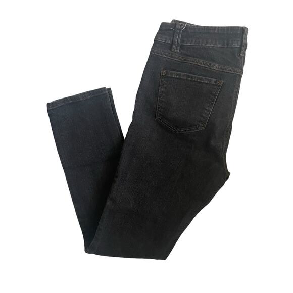 CAbI Women Jeans 8 Black Skinny Leg Stretch Streetwear Y2K Sustainable Denim - Picture 2 of 14